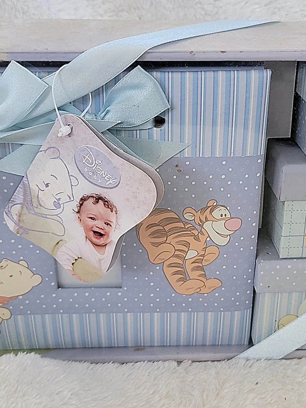 Disney Baby Winnie the Pooh photo album and keepsake box set